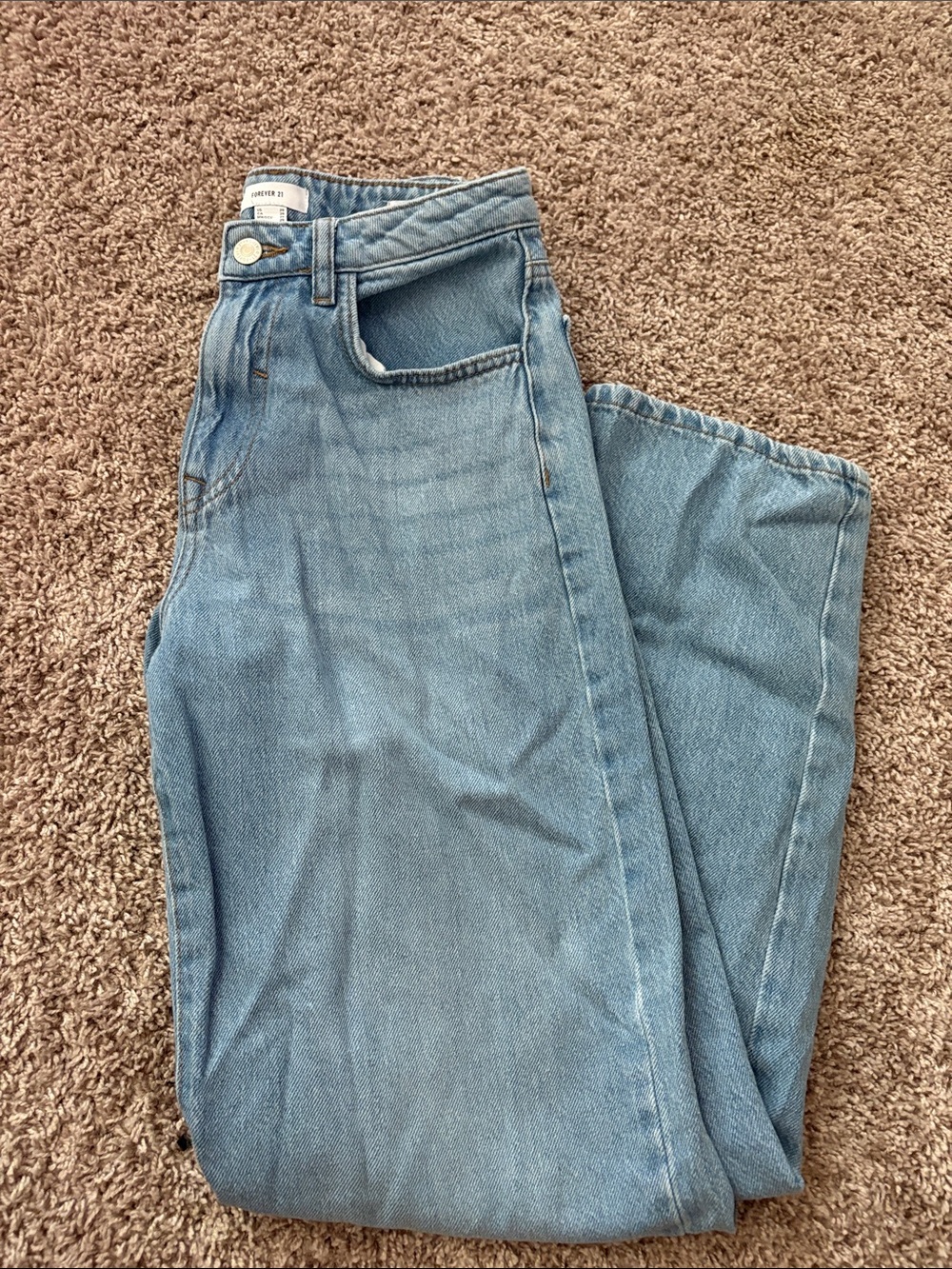 Forever 21 Light Blue Straight Leg Women’s Jeans